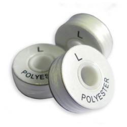 White Pre-Wound Bobbins for Brother PR Machines
